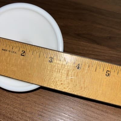 Fenton Milk Glass Hobnail Lid for Scalloped Creamer 3902-3 1/4" Replacement - Thumbnail 11