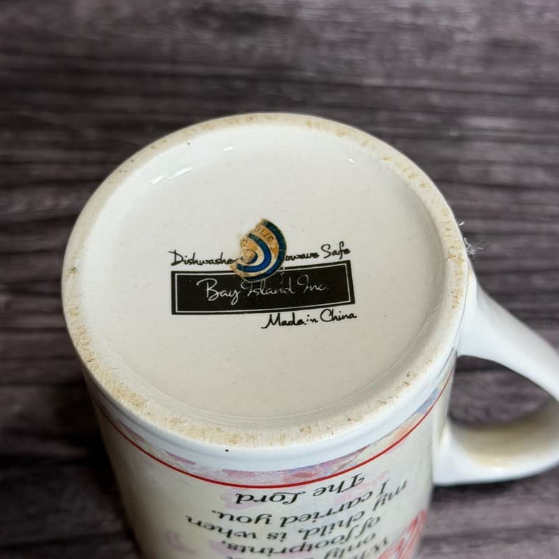 Bay Island Inc. Footprints in the Sand Religious Poem Coffee Mug 4-Inch - Thumbnail 7