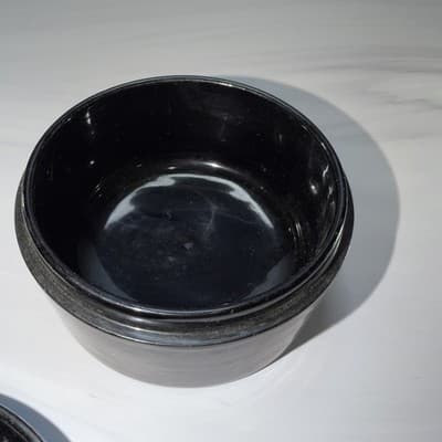 Japanese Black Lacquer Vintage Coasters w/Gold Flowers Leaf Limbs Design - Thumbnail 14