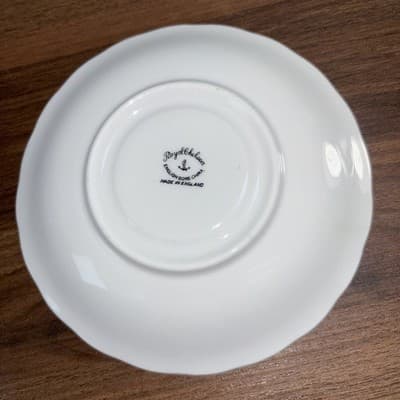 Royal Chelsea 3800A Turquoise Birds & Leaves Footed Cup and Saucer Gold Oriental - Thumbnail 7
