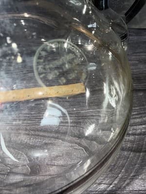 VTG Glass Coffee Decanter Pot & Matching Cream Cup Cork Lids Carafe Mid Century - Thumbnail 20