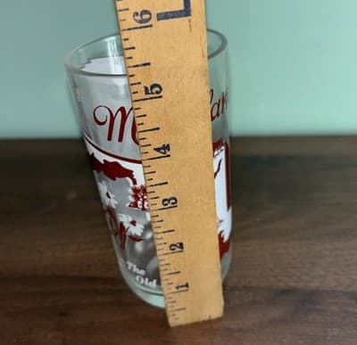VTG 5 States Collectors Glasses Drinking Tumbler with Sheet Music Novelty - Thumbnail 9