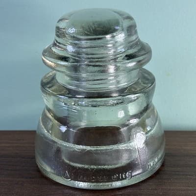 Vintage Armstrong DPI Glass Insulator 59 61 Made In The USA No Chips Or Cracks