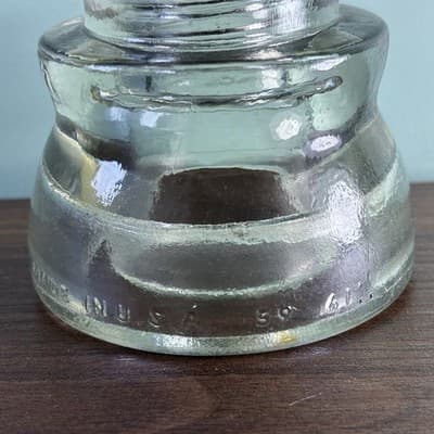 Vintage Armstrong DPI Glass Insulator 59 61 Made In The USA No Chips Or Cracks - Thumbnail 7