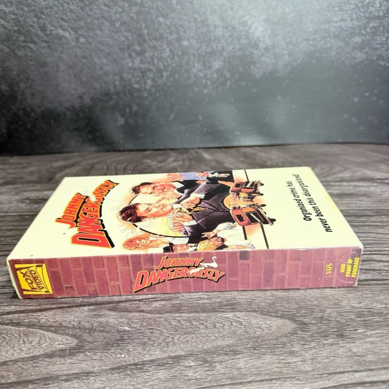 Johnny Dangerously VHS 1984 Michael Keaton Comedy Tape - Thumbnail 7