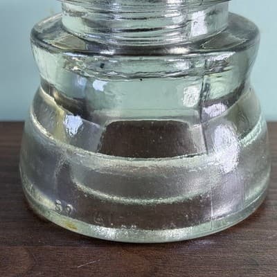 Vintage Armstrong DPI Glass Insulator 59 61 Made In The USA No Chips Or Cracks - Thumbnail 5