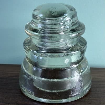 Vintage Armstrong DPI Glass Insulator 59 61 Made In The USA No Chips Or Cracks - Thumbnail 3