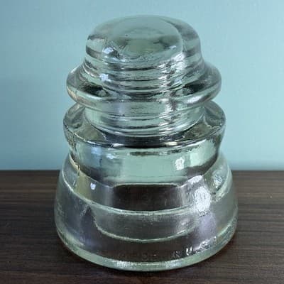 Vintage Armstrong DPI Glass Insulator 59 61 Made In The USA No Chips Or Cracks - Thumbnail 4