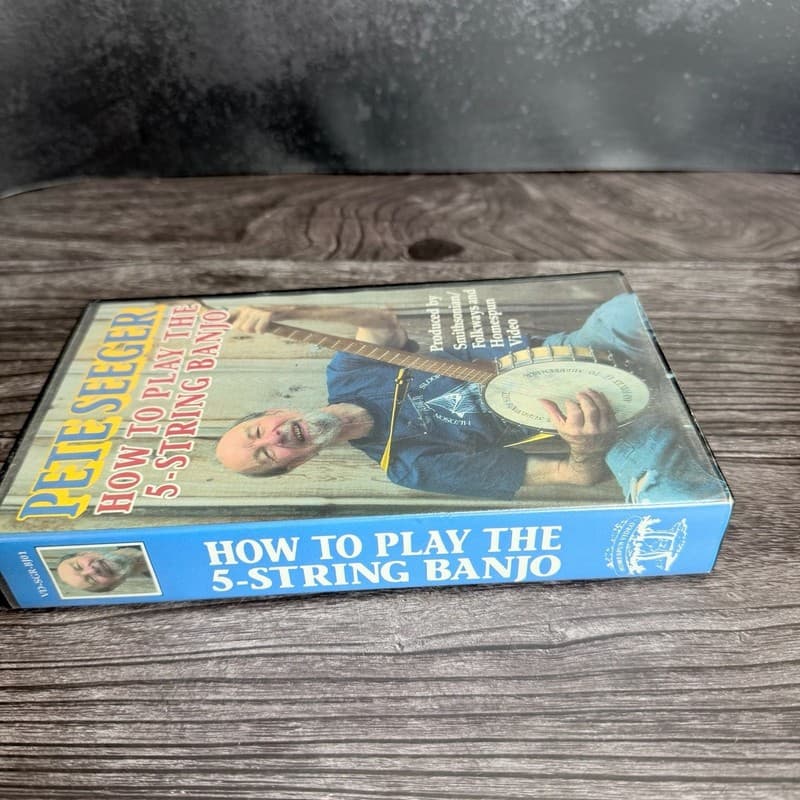 Banjo Instructional VHS Lot: Pete Seeger How to Play 5-String Banjo & Jerry Keys - Thumbnail 6