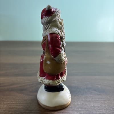 Vtg Santas From Around the World Dated Christmas Bisque Figurine 1920 Holland - Thumbnail 2