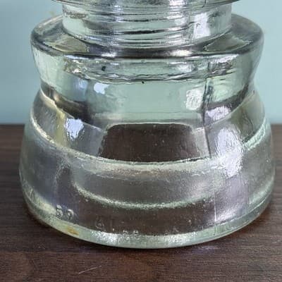 Vintage Armstrong DPI Glass Insulator 59 61 Made In The USA No Chips Or Cracks - Thumbnail 6