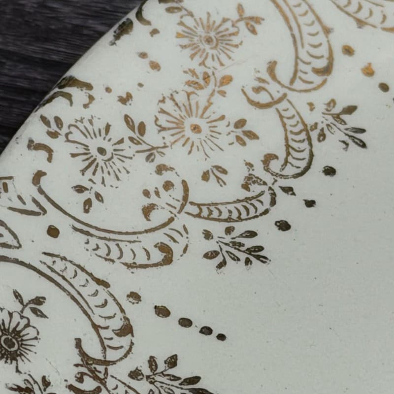 Sabin Vintage Turkey Decorative Plate Warranted 22K Gold Filigree - Thumbnail 9