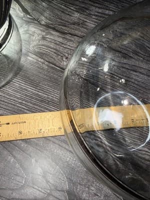 VTG Glass Coffee Decanter Pot & Matching Cream Cup Cork Lids Carafe Mid Century - Thumbnail 16