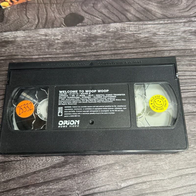 Welcome to Woop Woop (VHS, 1999) Johnathon Schaech Australian Comedy - Thumbnail 2