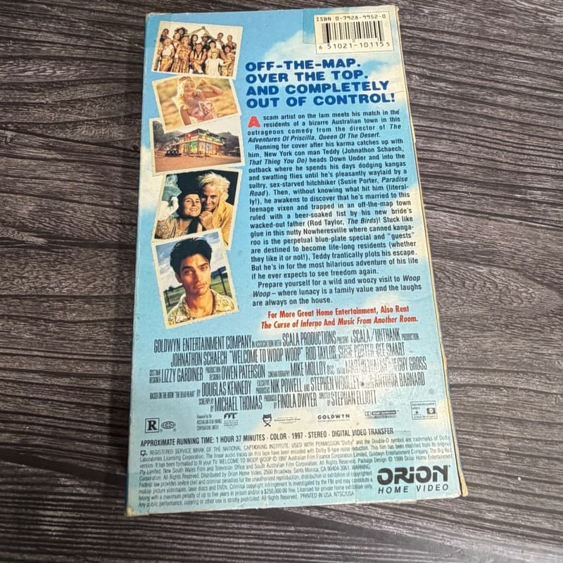 Welcome to Woop Woop (VHS, 1999) Johnathon Schaech Australian Comedy - Thumbnail 13