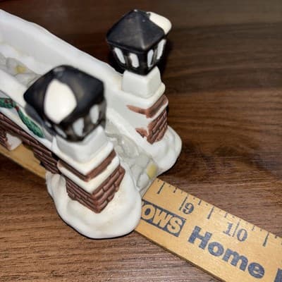 Dickens Collectible Accessories 1997 Vintage Porcelain Bridge 384-0410 - Thumbnail 7