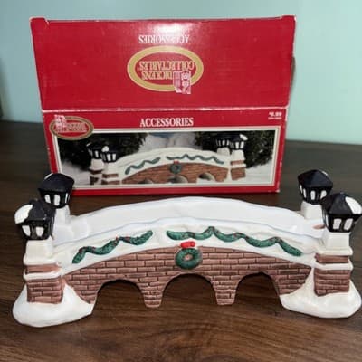 Dickens Collectible Accessories 1997 Vintage Porcelain Bridge 384-0410 - Thumbnail 5