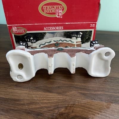 Dickens Collectible Accessories 1997 Vintage Porcelain Bridge 384-0410 - Thumbnail 6