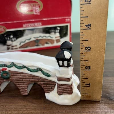Dickens Collectible Accessories 1997 Vintage Porcelain Bridge 384-0410 - Thumbnail 8
