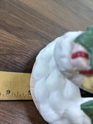 Vintage Santa Christmas Tree Rocking Ceramic Music Box Holiday Decoration - Thumbnail 10