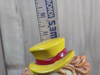 Vintage 1985 Hobo Clown Big Top Bonanza Coin Bank Del Monte 7" Plastic Cute - Thumbnail 10