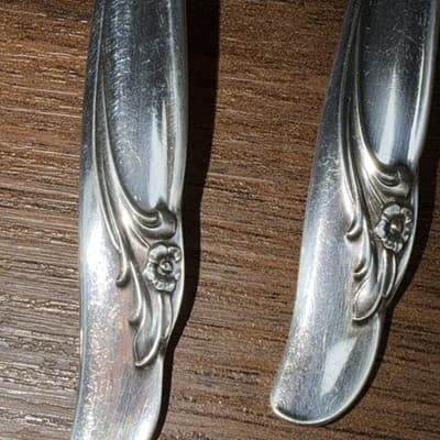 8 Teaspoons 1957 EXQUISITE Rogers & Bro International Silverplate 6” Flowers - Thumbnail 6