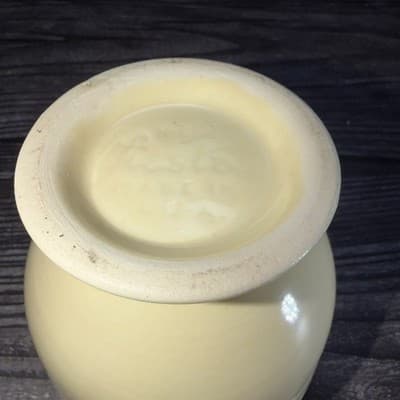 Vintage Fiesta Ware Sugar Bowl Yellow Handles Homer Laughlin Pedestal No Lid - Thumbnail 9