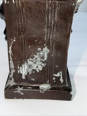 Vintage Thinking Abraham Lincoln Metal Bookends Statues American Historical Set - Thumbnail 16