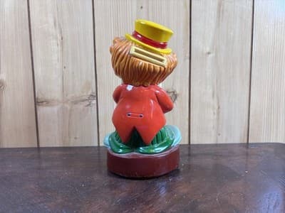 Vintage 1985 Hobo Clown Big Top Bonanza Coin Bank Del Monte 7" Plastic Cute - Thumbnail 5