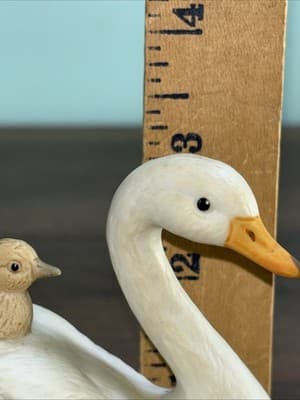 Vintage Home Interiors Homco Swan and 2 Babies Porcelain Figurine #1467 - Thumbnail 12