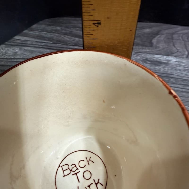 Tilso Japan Vintage Coffee Cup Mug Coffee Time Brown Sponged This Belongs To - Thumbnail 7
