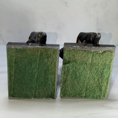 Vintage Thinking Abraham Lincoln Metal Bookends Statues American Historical Set - Thumbnail 20