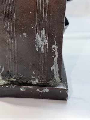 Vintage Thinking Abraham Lincoln Metal Bookends Statues American Historical Set - Thumbnail 8