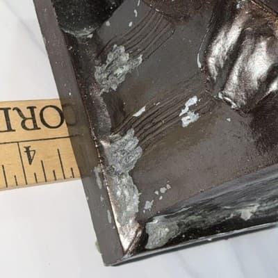 Vintage Thinking Abraham Lincoln Metal Bookends Statues American Historical Set - Thumbnail 23