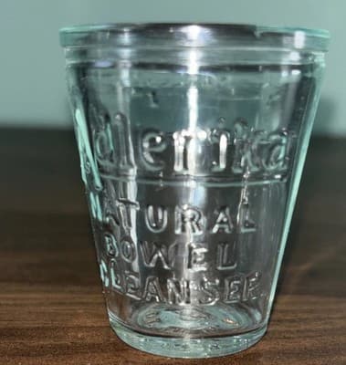 Vintage Adlerika Natural Bowel Cleanser Dosage Cup Gag Gift Or Medical Collector
