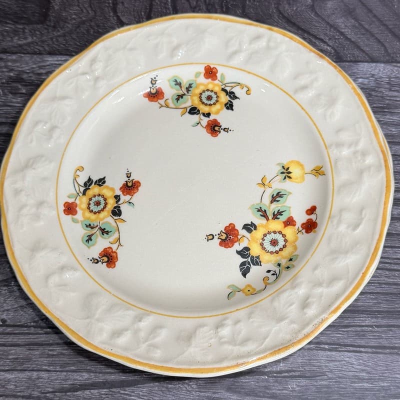 Myott English Brambleberry Floral Salad Plates, Set of 2, 7" - Thumbnail 2