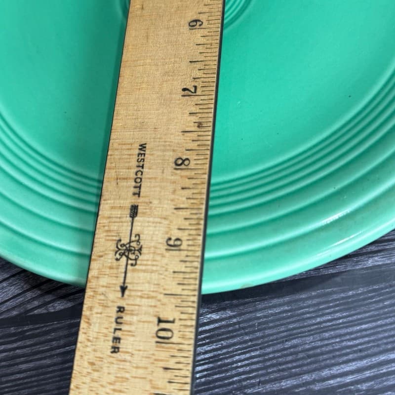 1936-1949 VTG Fiestaware 9 1/2” Dinner Plate Homer Laughlin Original Medium Gr - Thumbnail 8