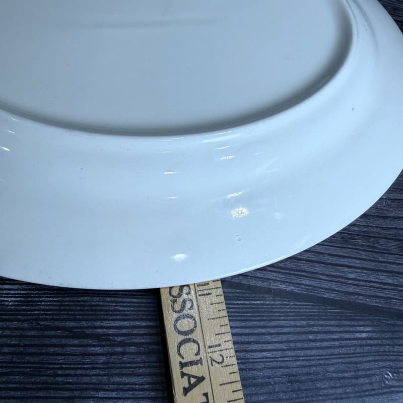 Mid Century Modern Taylorstone Cathay Atomic 13" Oval Serving Platter - Thumbnail 15