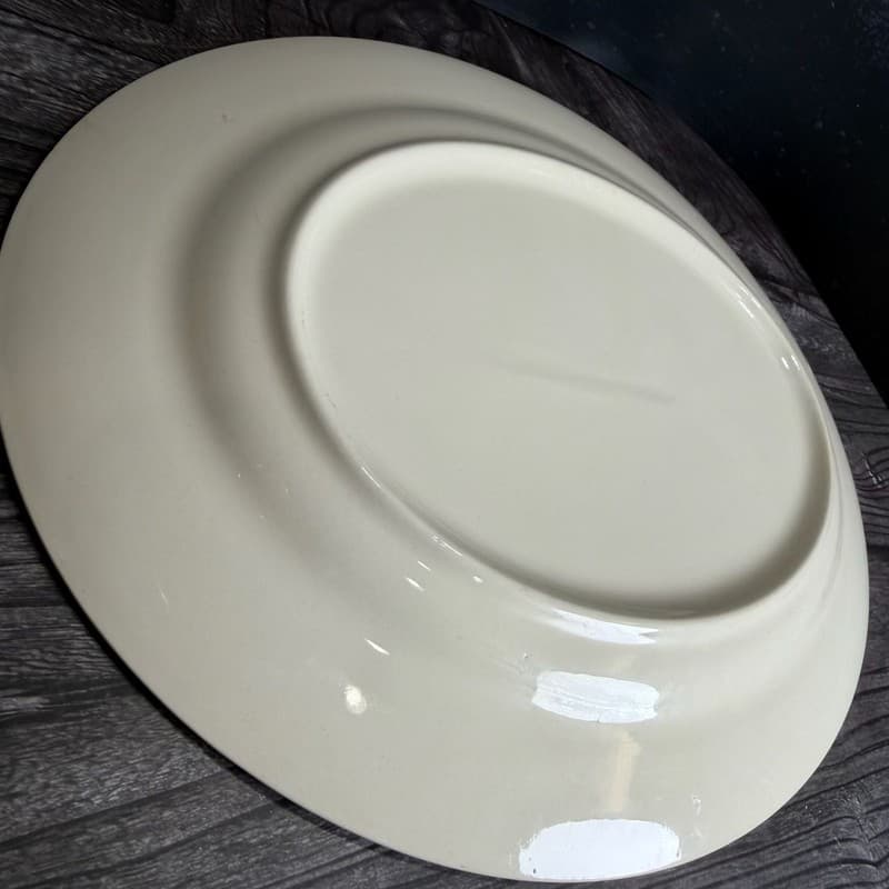 Mid Century Modern Taylorstone Cathay Atomic 13" Oval Serving Platter - Thumbnail 12