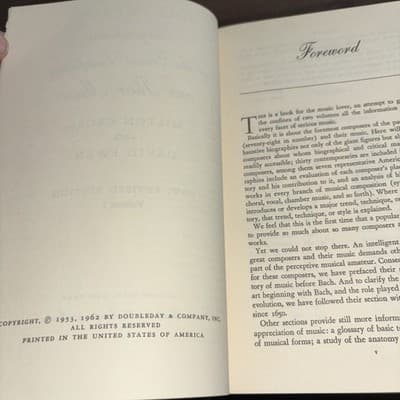 Two Volume Set Milton Cross' Encyclopedia of the Great Composers and Their Music - Thumbnail 10