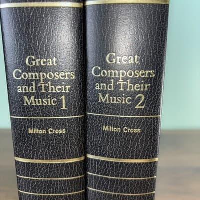 Two Volume Set Milton Cross' Encyclopedia of the Great Composers and Their Music - Thumbnail 2