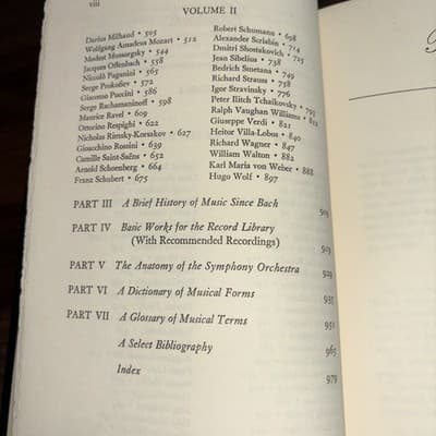 Two Volume Set Milton Cross' Encyclopedia of the Great Composers and Their Music - Thumbnail 12