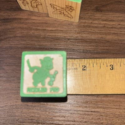 Vintage Disney Alphabet Blocks Children’s Toy Set of 15 Blocks Disneyana Toys - Thumbnail 7