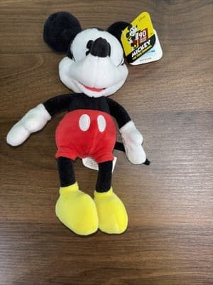Mickey Mouse 90th Anniversary Bean Plush Pie-Eye Mickey Vintage Style Look - Thumbnail 7