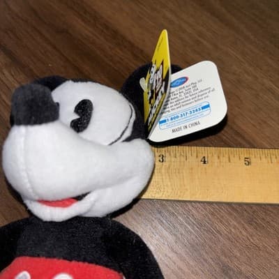 Mickey Mouse 90th Anniversary Bean Plush Pie-Eye Mickey Vintage Style Look - Thumbnail 14