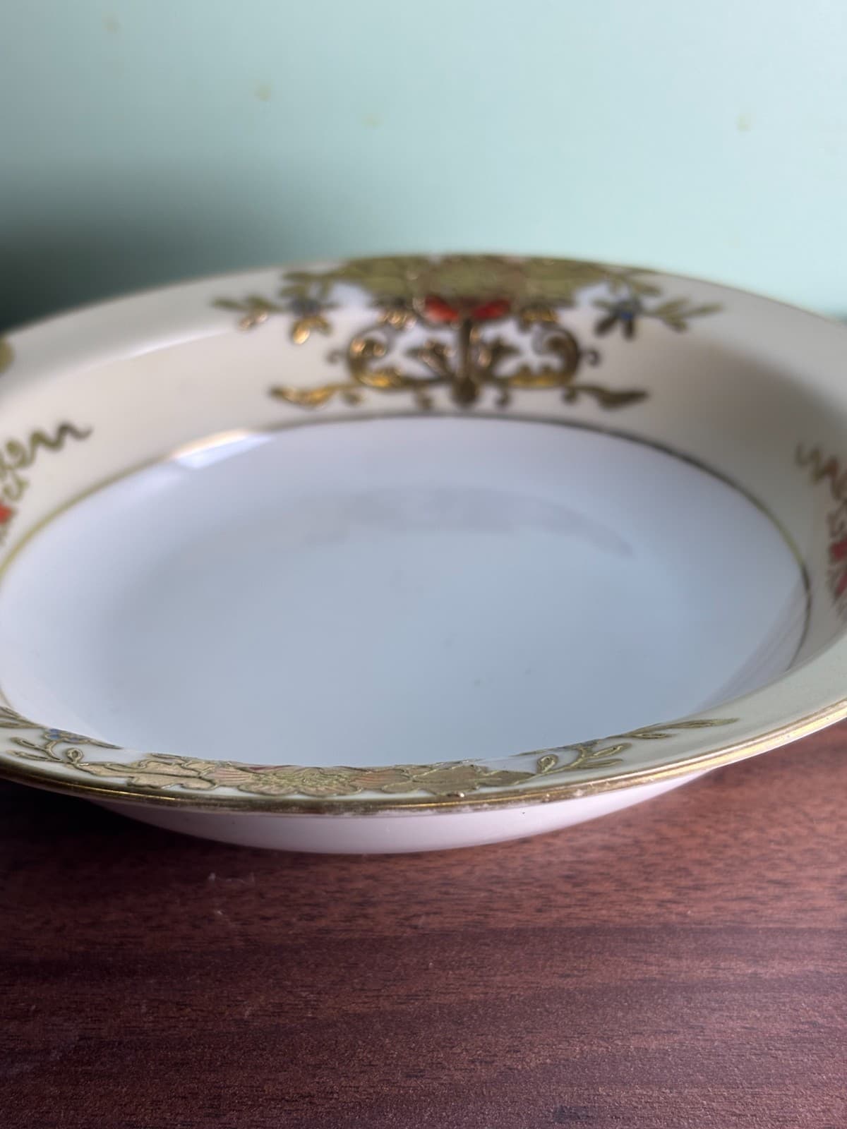 Antique Noritake Porcelain China Lemon Dish Gold Paint Pattern-42200 Circa-1918 - Thumbnail 8
