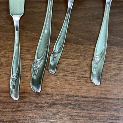 8 Serving Pieces Rogers International EXQUISITE Silverplate 1957 Spoons Ladle - Thumbnail 10