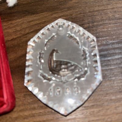 Waterford Crystal 1989 Geese a Laying: 12 Days of Christmas Ornaments Original - Thumbnail 4