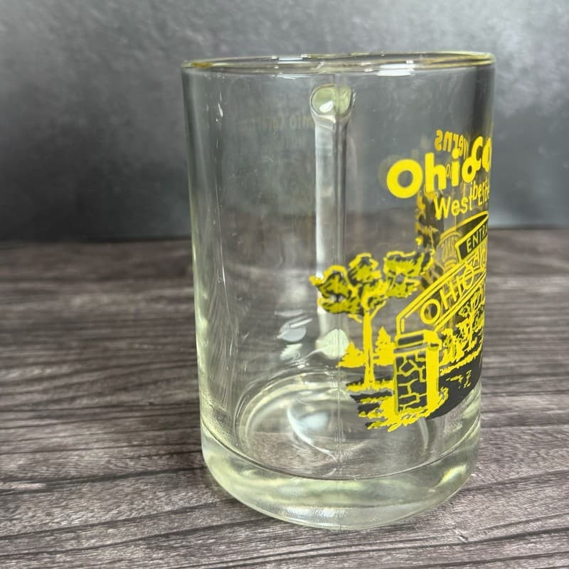 Vintage Ohio Caverns West Liberty Ohio Souvenir Glass Mug - Thumbnail 6