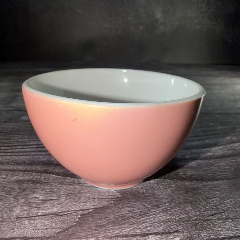 Vintage Shenango China Pink Rim Rol Wel Restaurant Ware Coffee Cups Set of 2 - Thumbnail 12